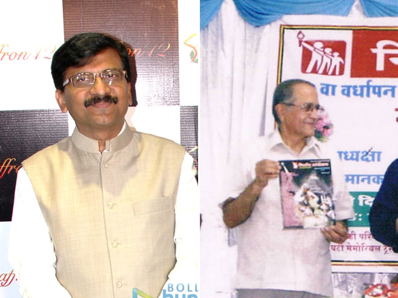 Shiv Sena (UBT) MP Sanjay Raut and Journalist Nikhil Wagle (file photos)