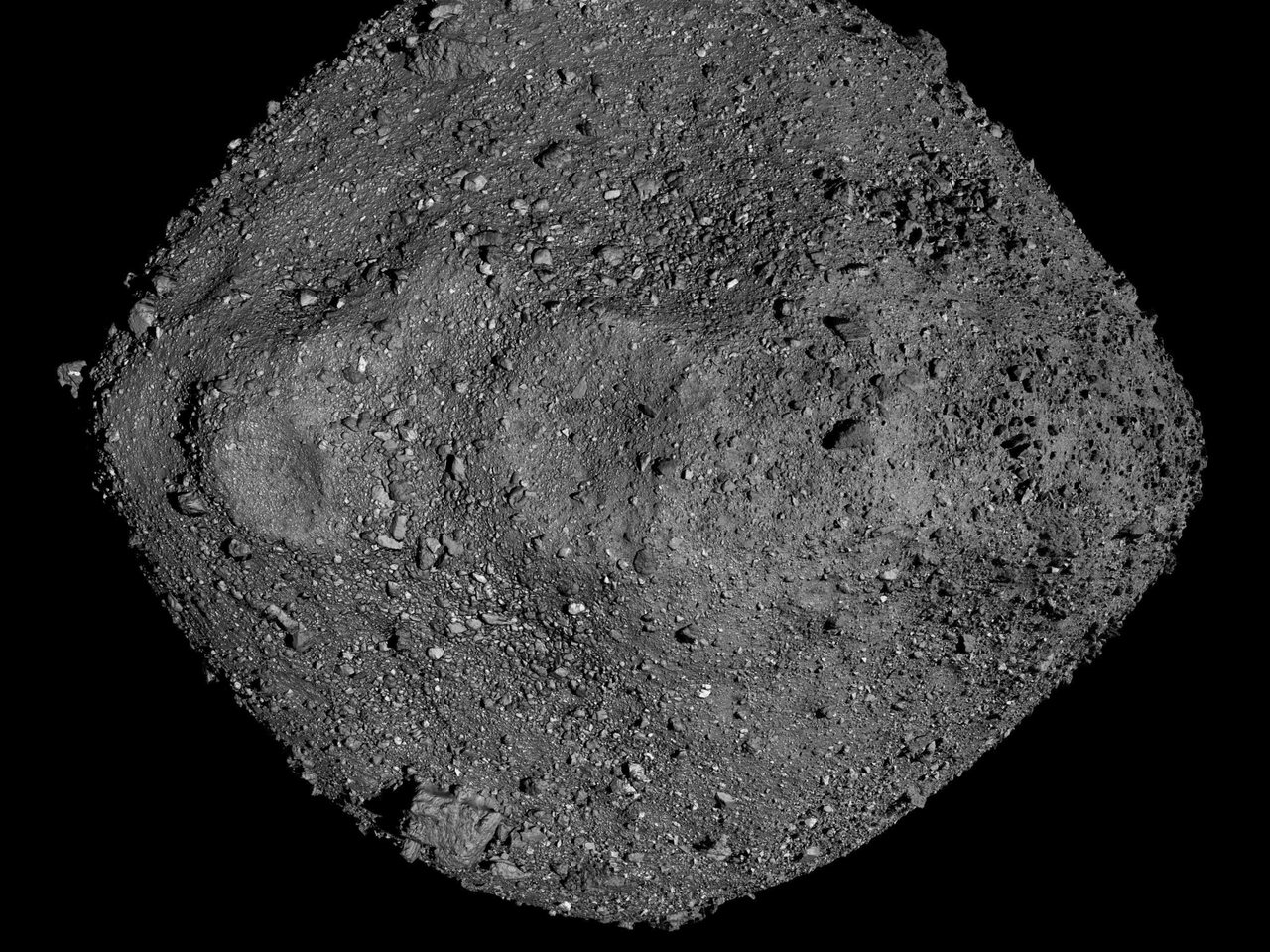 The asteroid Bennu photographed by NASA's OSIRIS-REx spacecraft (file image)