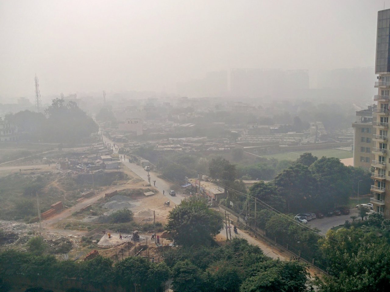 Smog over Delhi (file photo)