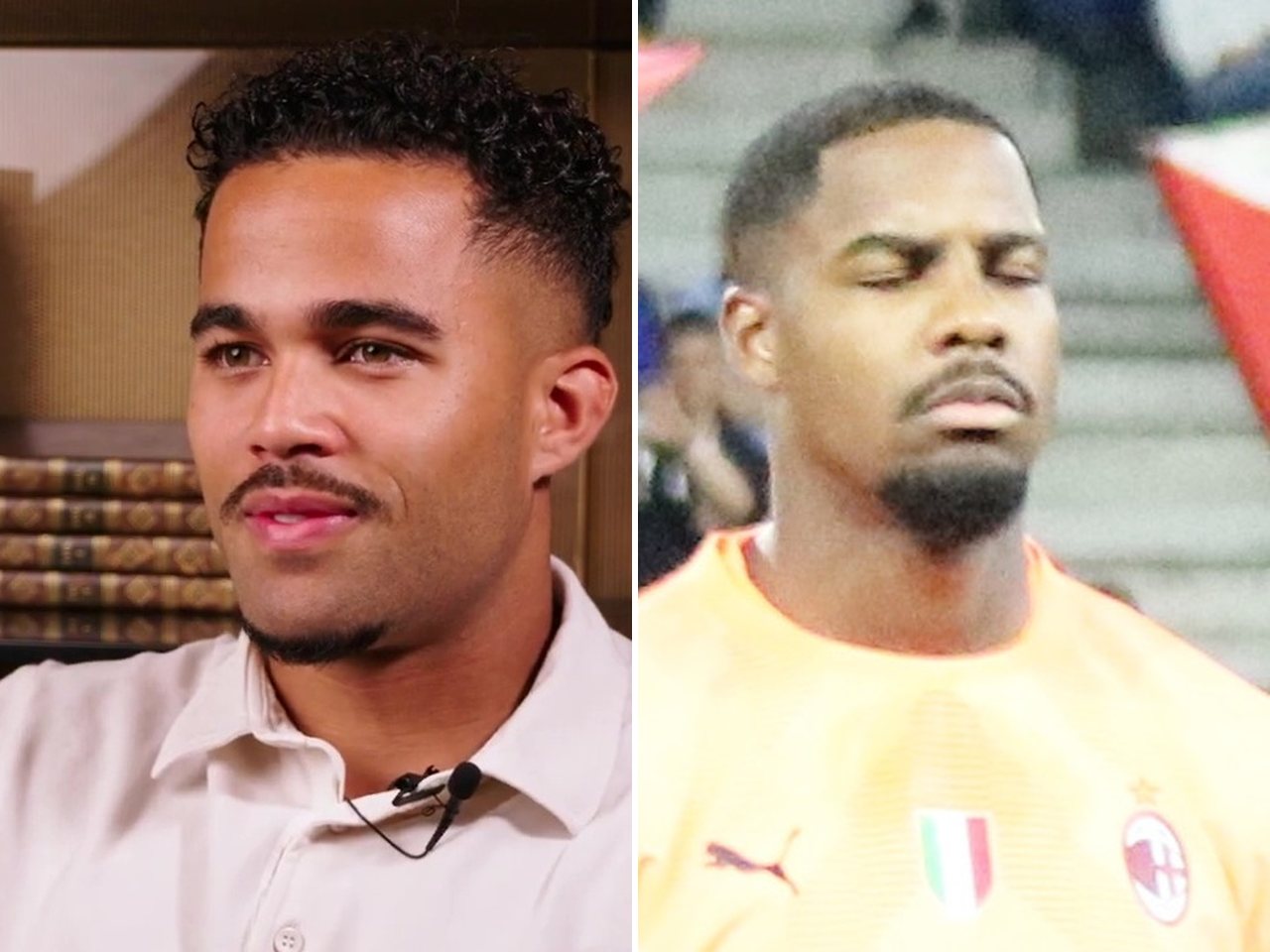 Bournemouth's Justin Kluivert and Milan goalkeeper Mike Maignan (file photo)
