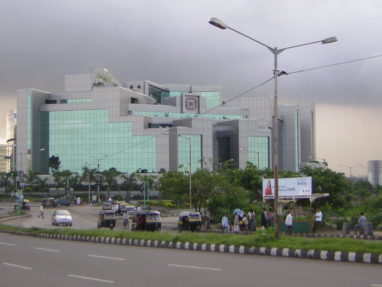 National Stock Exchange of India building in Mumbai (file photo)