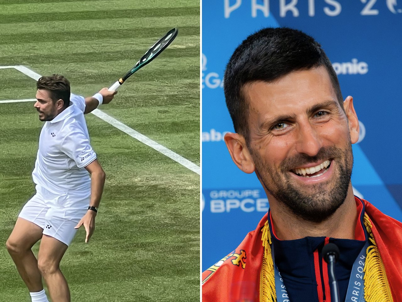 Stan Wawrinka and Novak Djokovic (file photo)
