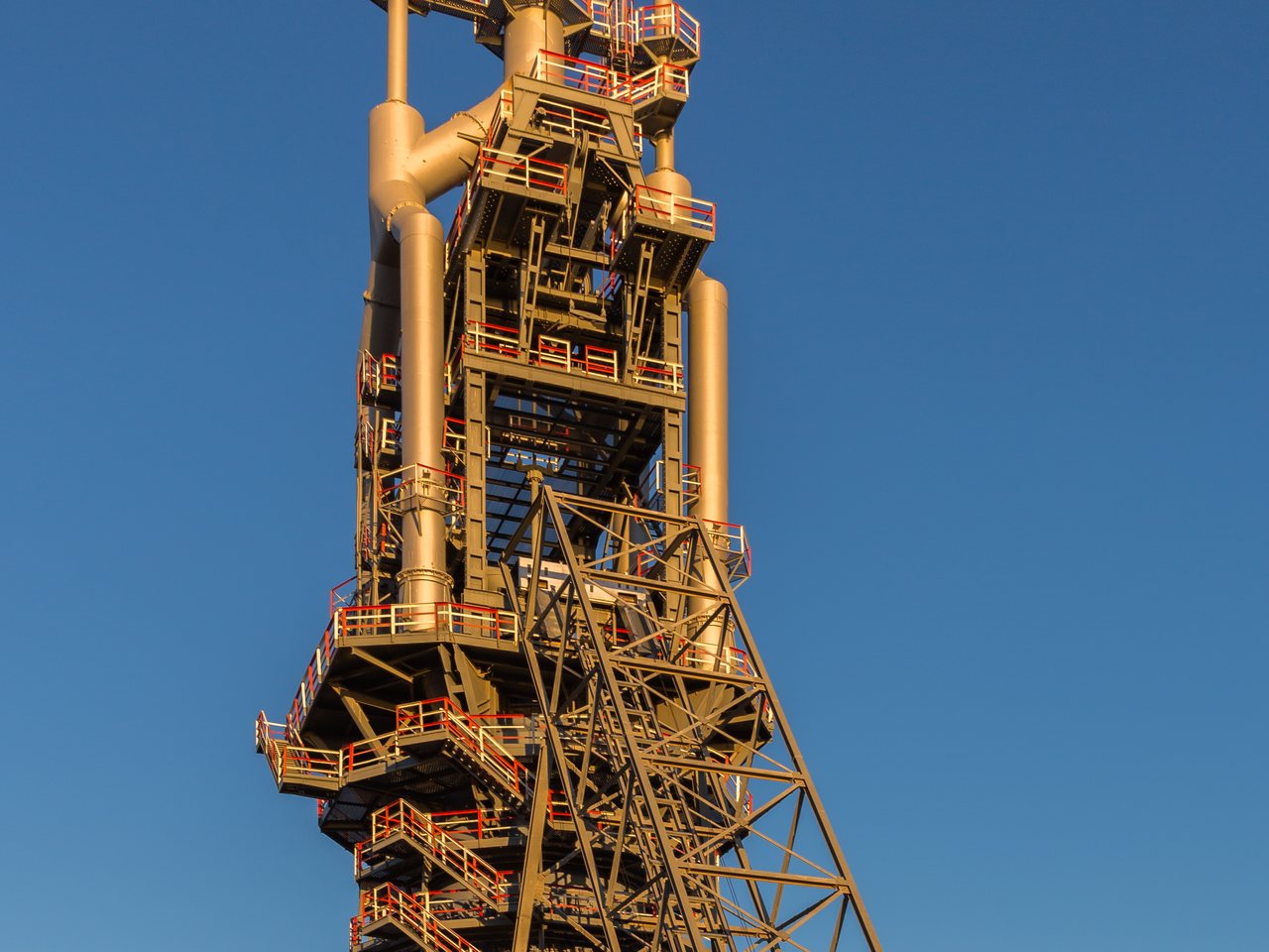 Steel plant blast furnace