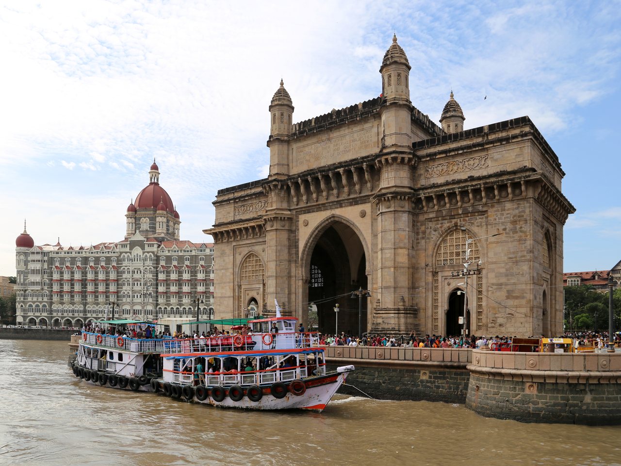 The Gateway of India and Mumbai harbour (file photo)