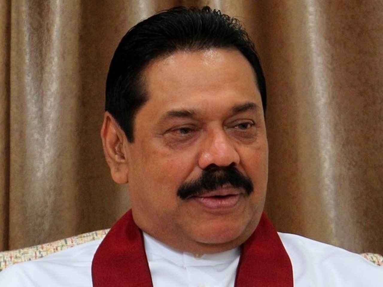 Former Sri Lankan President Mahinda Rajapaksa (file photo)