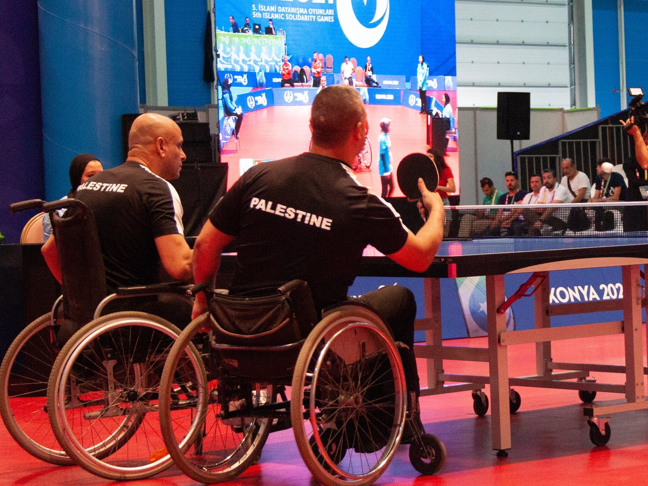 Para table tennis players in action (file photo)