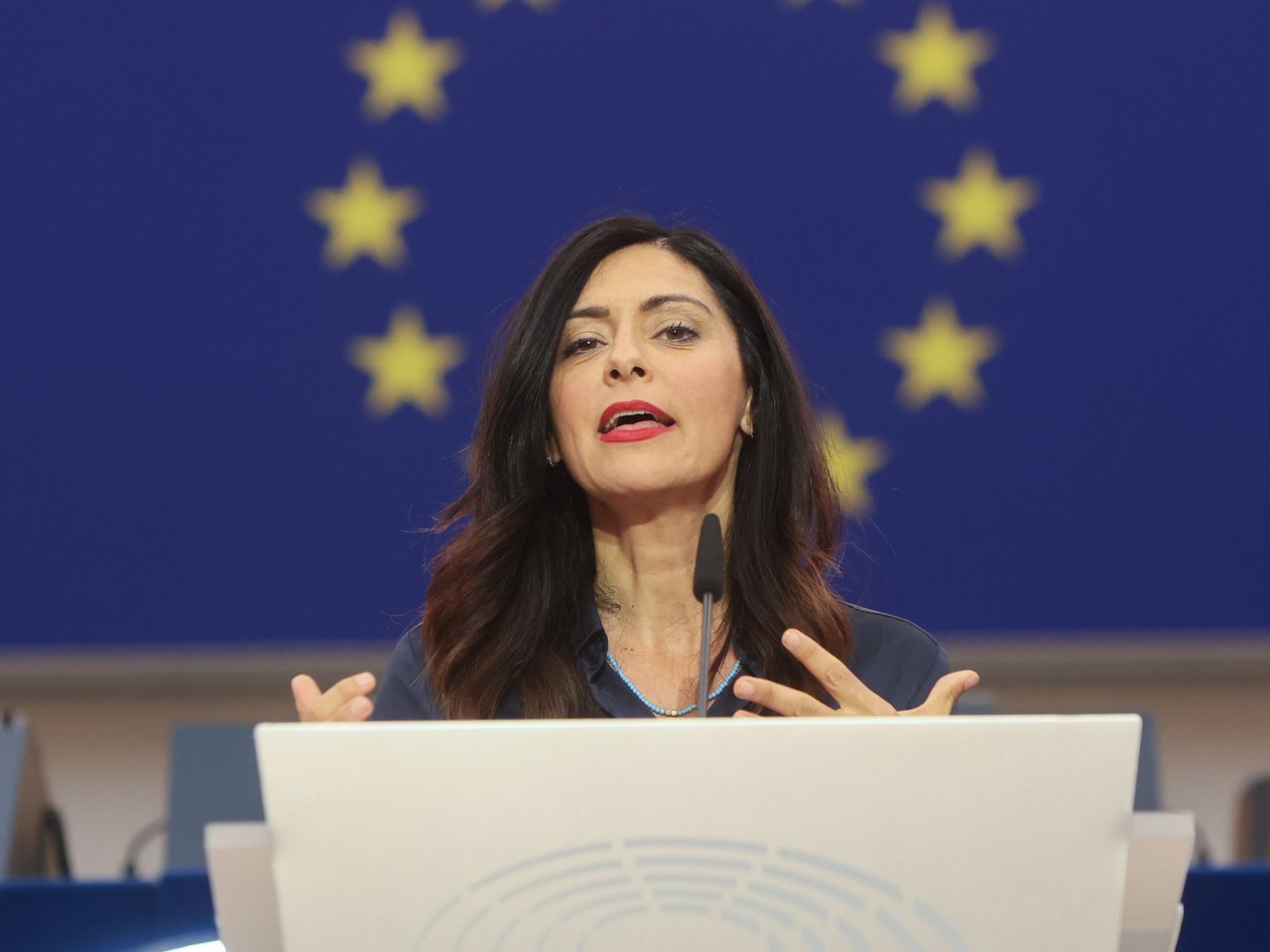 European Parliament vice-president Pina Picierno (file photo)