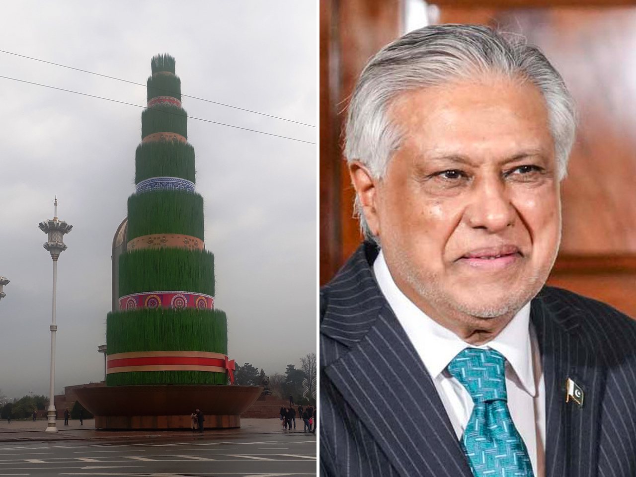 ताजिकिस्तान का दुशांबे और पाकिस्तान के इसहाक डार (फ़ाइल फ़ोटो)