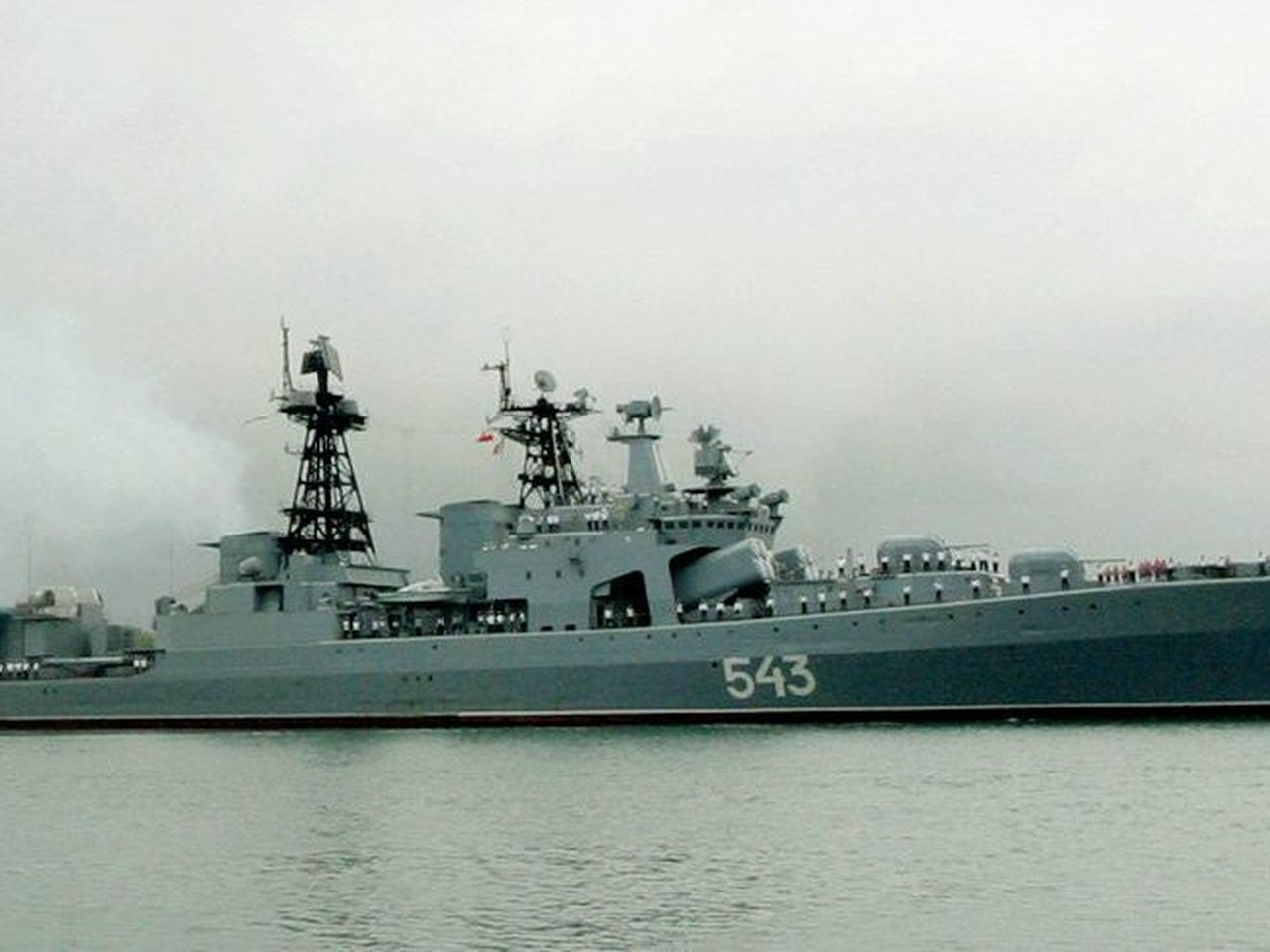 Russian Navy destroyer Marshal Shaposhnikov (file photo)
