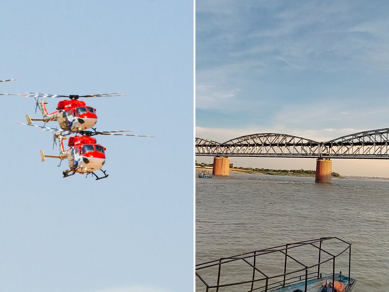 Indian Air Force Sarang display team helicopters in formation (file photo)