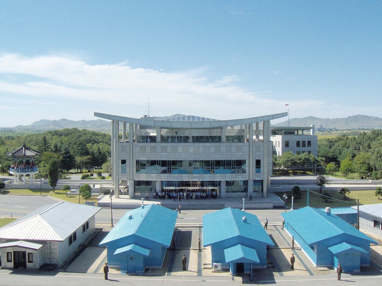 The Joint Security Area at Panmunjom on the Korean border (file photo)
