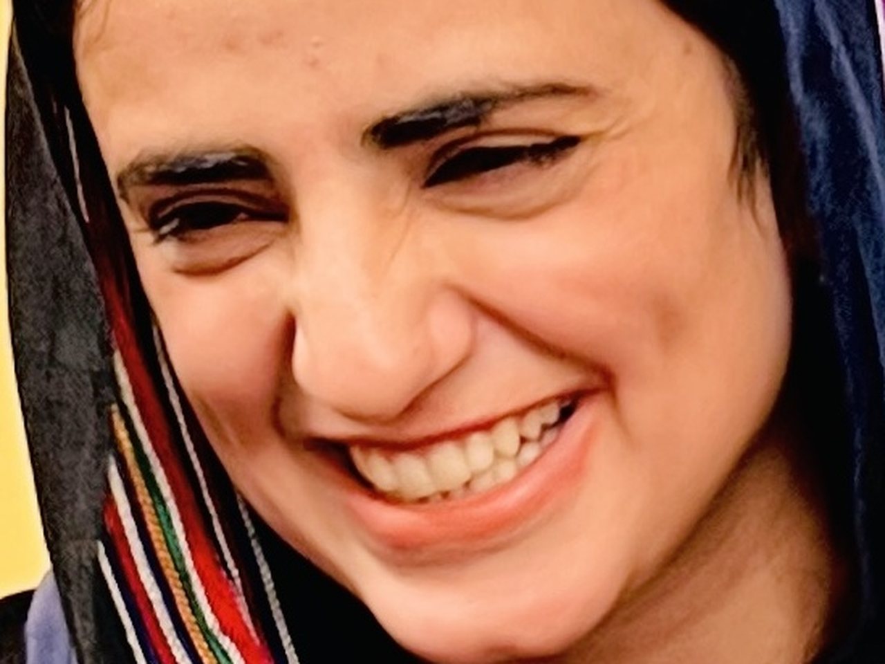 Baloch Yakjehti Committee leader Mahrang Baloch (file photo)