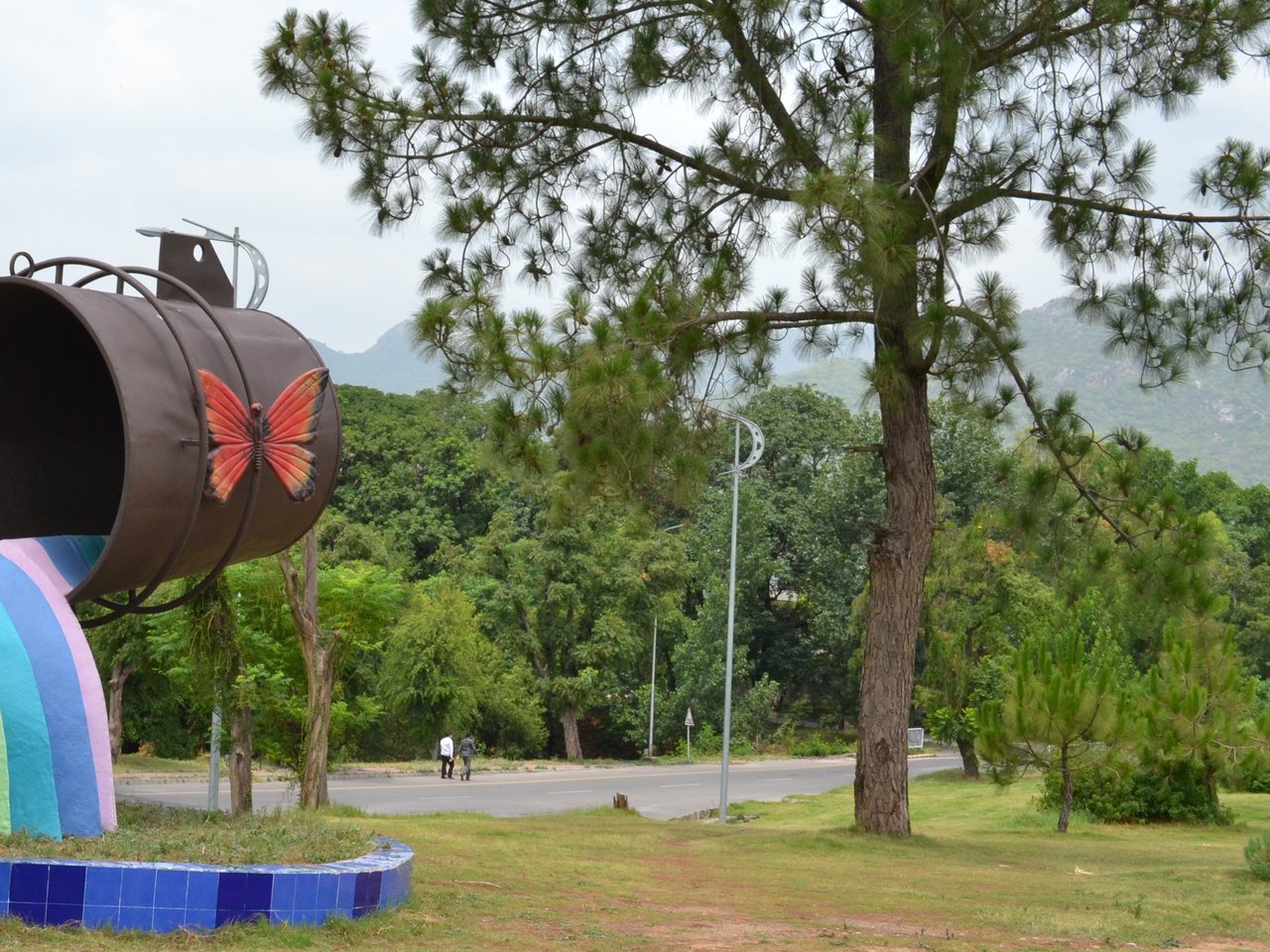 The Blue Area business district of Islamabad (file photo)