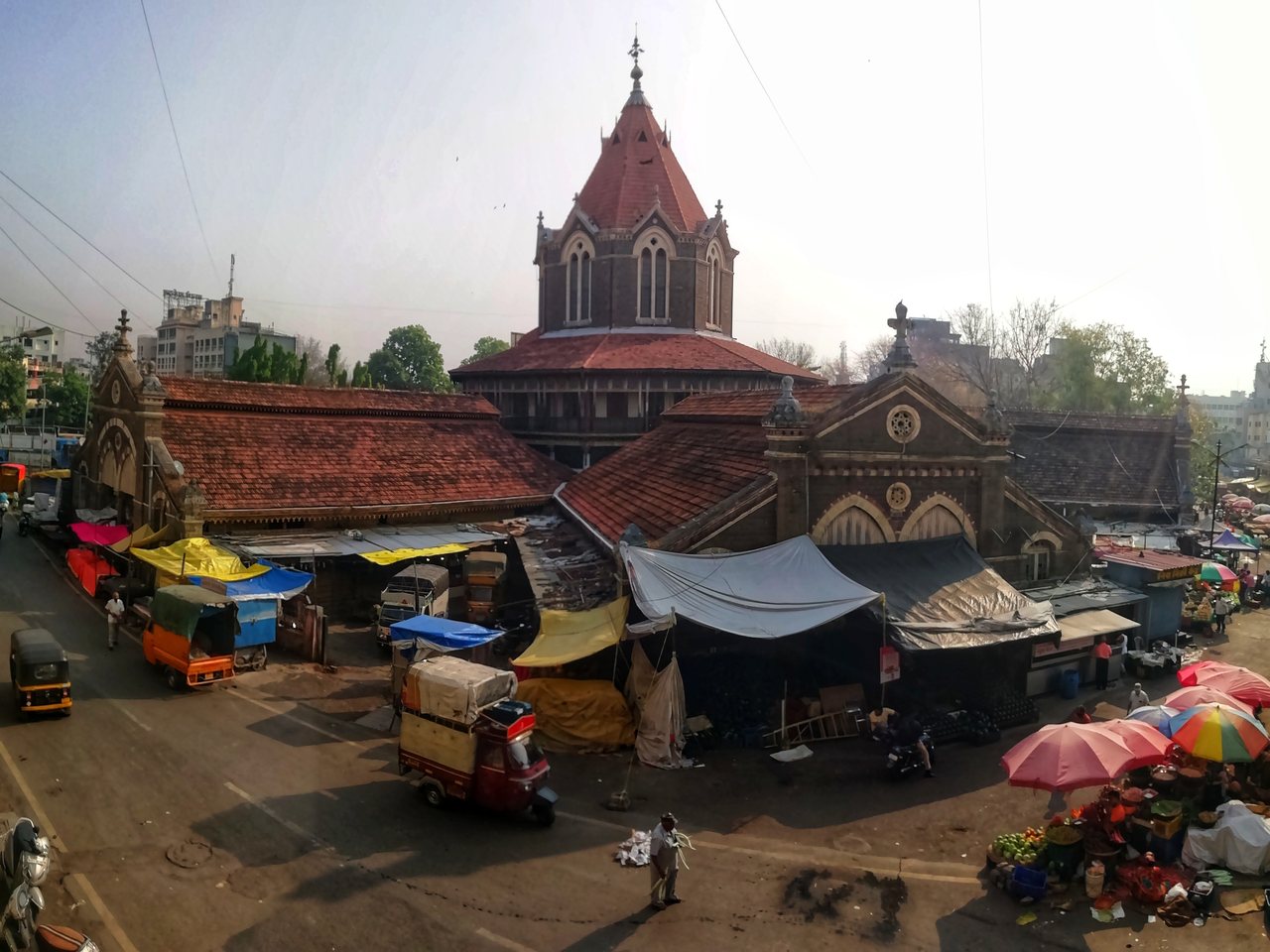 Vegetable stall at an Indian market