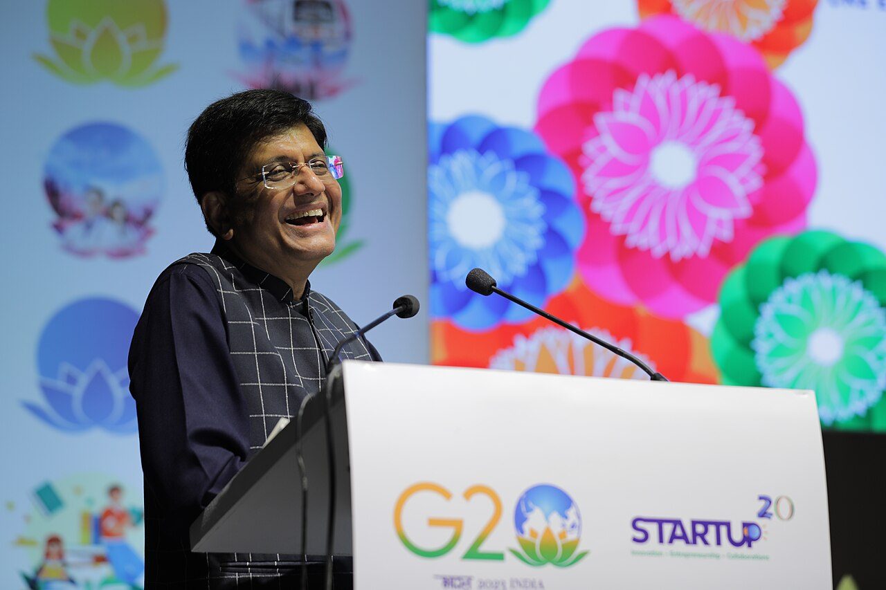Commerce Minister Piyush Goyal at trade talks with US officials