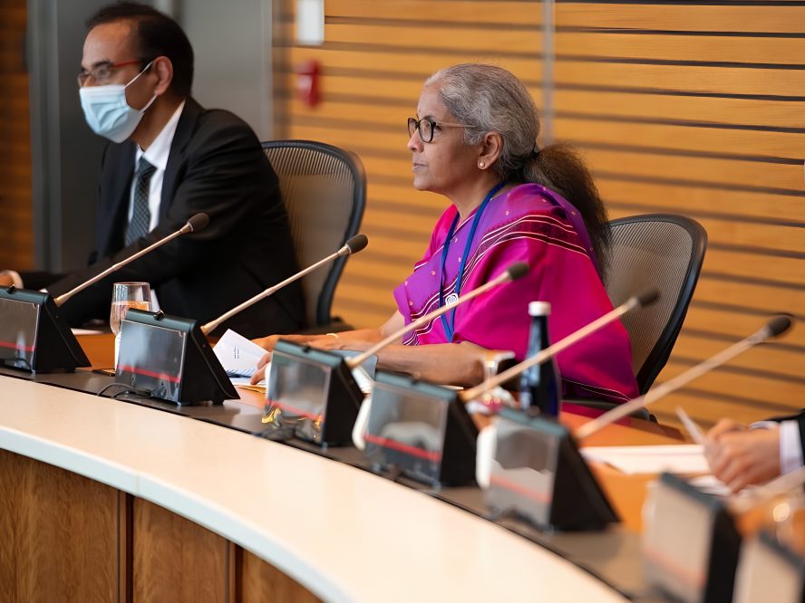 Nirmala Sitharaman at a World Bank meeting (file photo)
