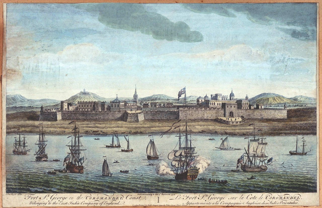 Fort St. George in Chennai, which houses the Tamil Nadu Legislative Assembly